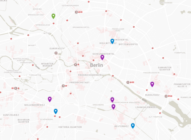 Zur Übersichtskarte von Kunst für die Stadt (hosted by Google My Maps)