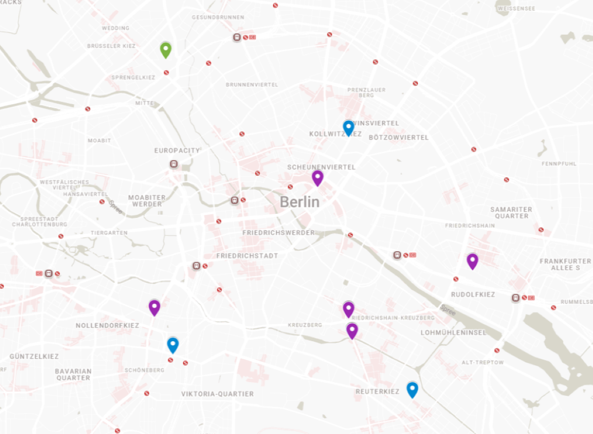 Zur Übersichtskarte von Kunst für die Stadt (hosted by Google My Maps)